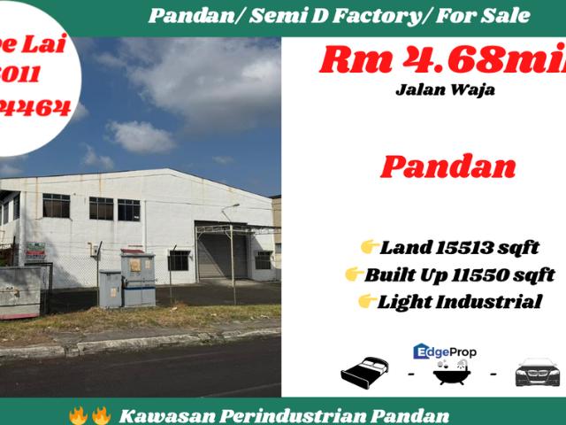 Warehouse for sale in Kediaman Kakitangan Daerah JKR Johor Bahru, Iskandar Puteri