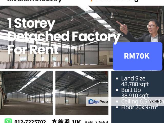 Warehouse for rent in Pasir Gudang, Johor