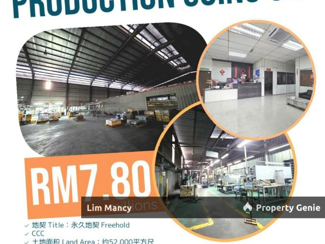 Warehouse for sale in Pekan Nanas, Johor