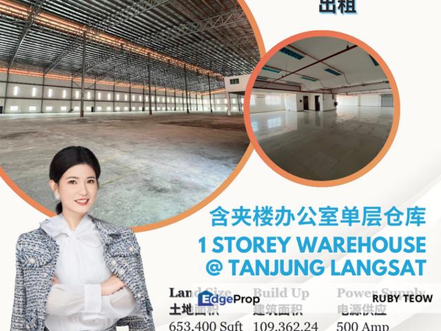 Warehouse for rent in Bukit Ledang, Johor