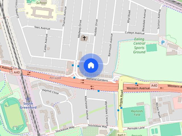 Apartment for rent in London Borough of Ealing, Perivale