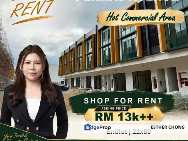 Shop for rent in Bandar Baru Permas Jaya, Plentong