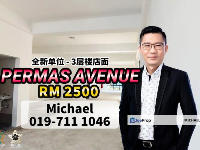 Shop for rent in Bandar Baru Permas Jaya, Plentong