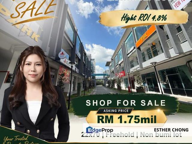 Shop for sale in Bandar Baru Permas Jaya, Plentong