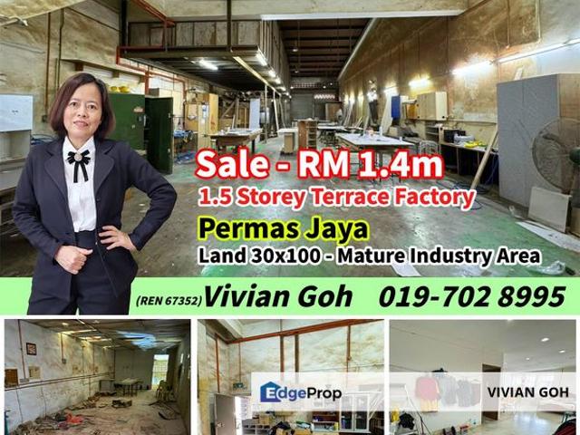 Warehouse for sale in Bandar Johor Bahru, Johor