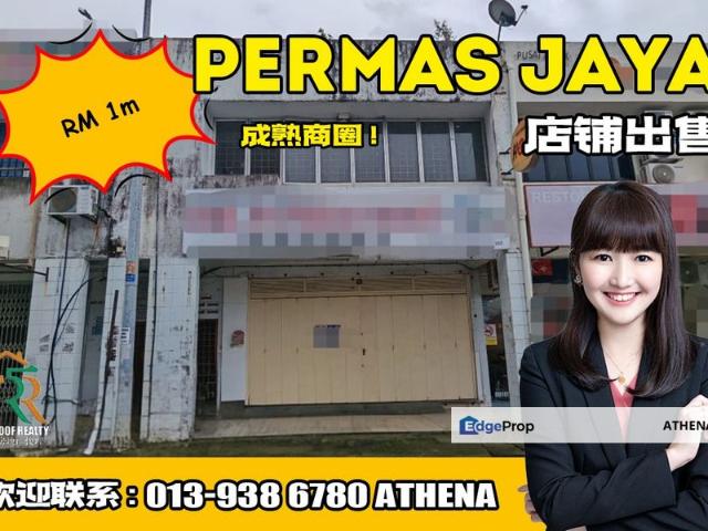 Shop for sale in Bandar Baru Permas Jaya, Kampung Senibong