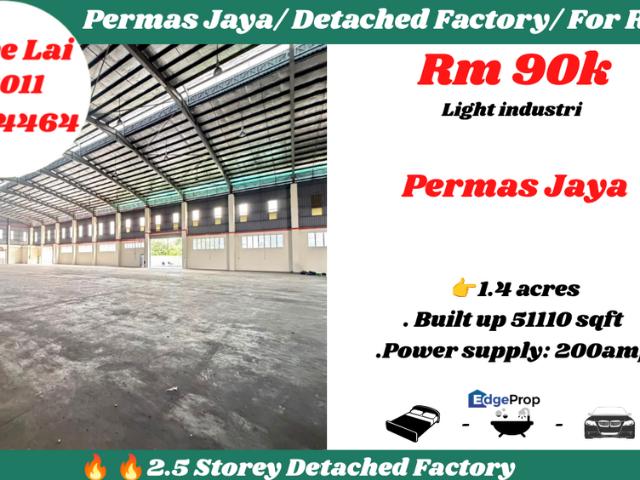 Warehouse for rent in Bandar Johor Bahru, Johor