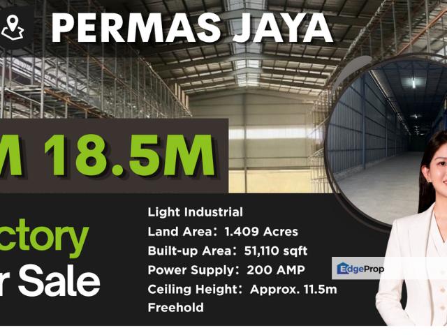 Warehouse for sale in Johore Bahru, Johor