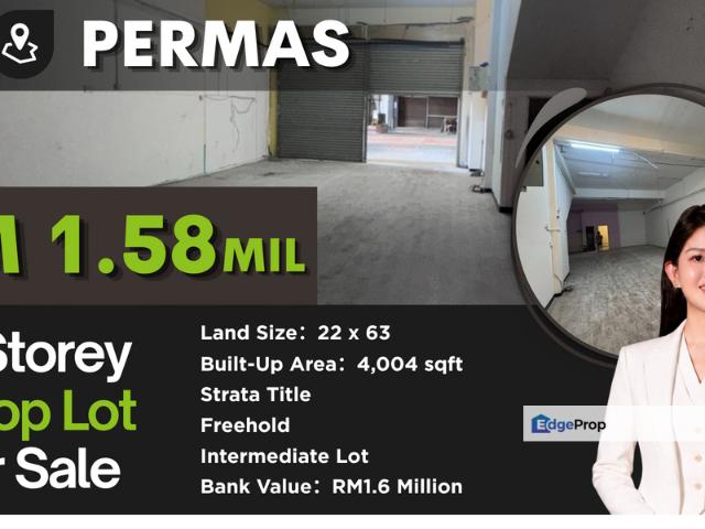 Shop for sale in Bandar Johor Bahru, Johor