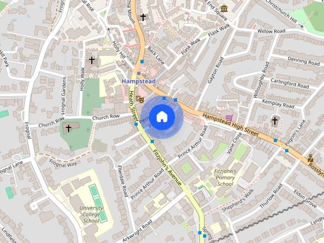 Apartment for rent in Hampstead, Belsize Park