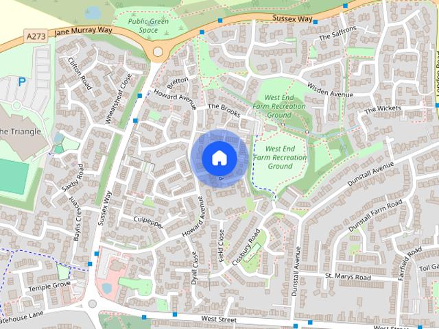 House for rent in Perryfields, West Sussex