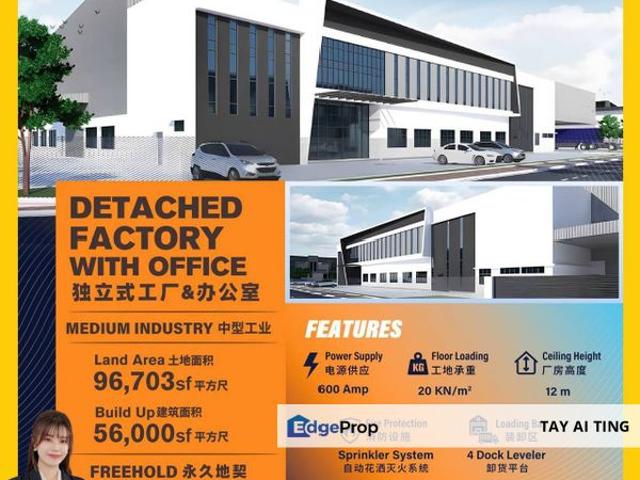 Warehouse for sale in Taman Sri Putra, Johor Bahru
