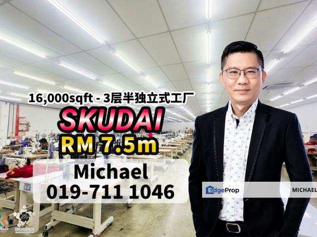 Warehouse for sale in Johore Bahru, Johor