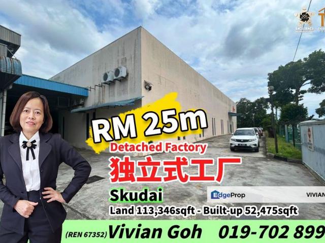 Warehouse for sale in Johore Bahru, Johor