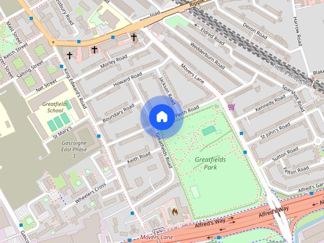 House for rent in Thames View, Greater London