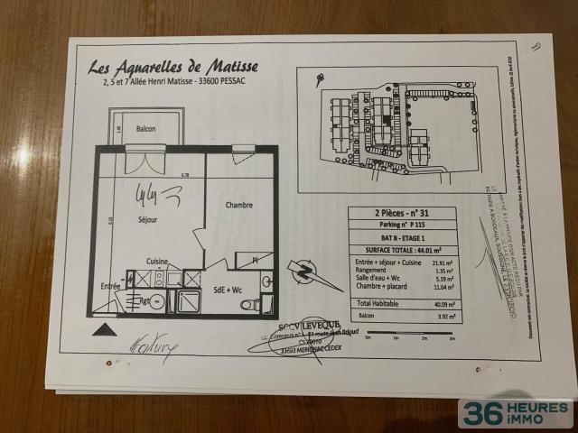 Appartement vente à Bordeaux, Pessac