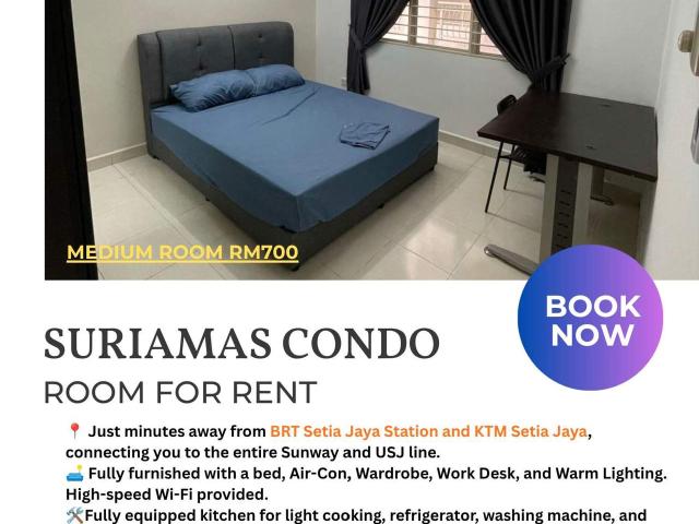 Room for rent in Petaling, Damansara Damai