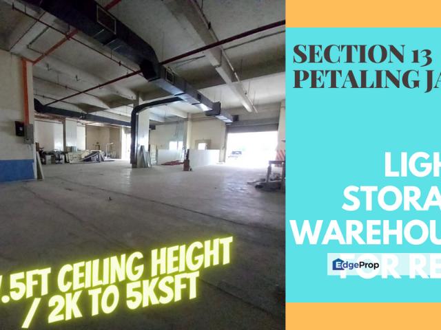 Warehouse for rent in PJU 3, Petaling Jaya