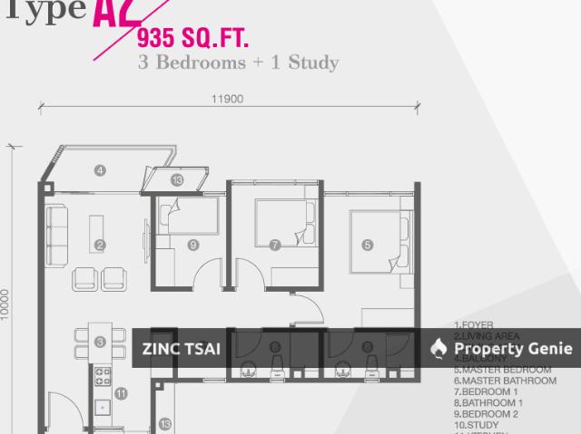 Serviced Residence for rent in Country Heights Damansara, Kuala Lumpur