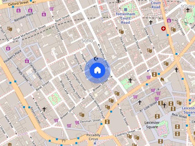 Apartment for rent in Soho, Greater London
