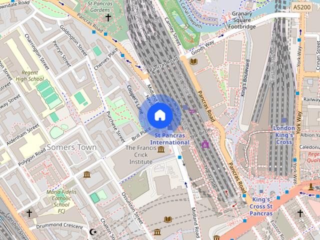Apartment for rent in Somers Town, Greater London