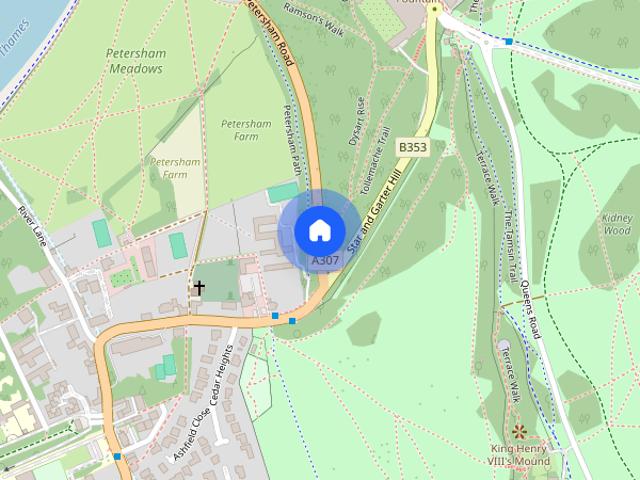 Apartment for rent in Petersham, Greater London