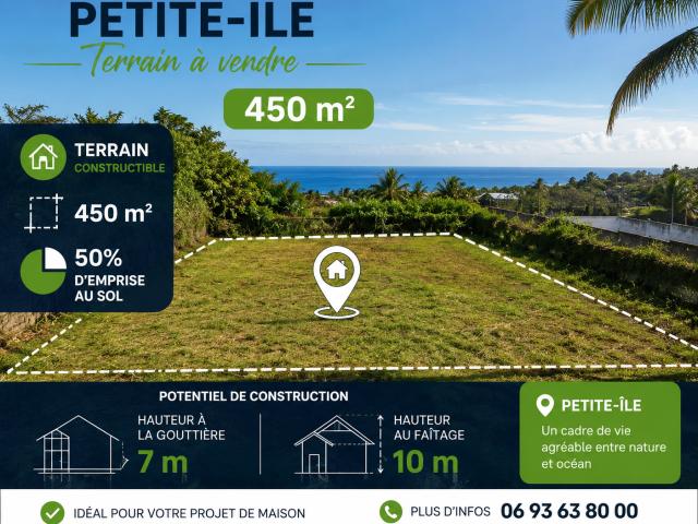 Terrain vente à La Réunion