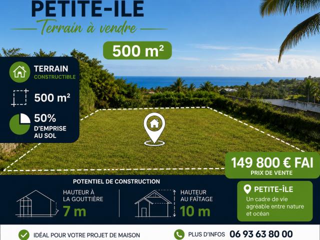 Terrain vente à La Réunion