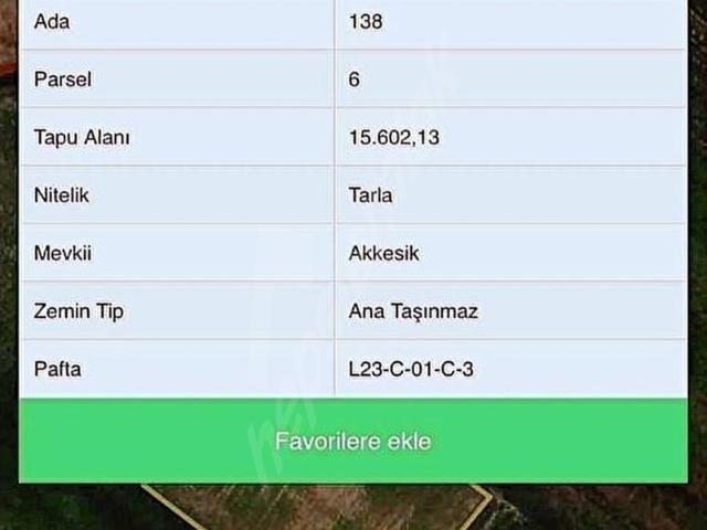 Karamanlı, Çivril içerisinde satılık Arsa