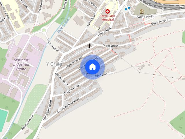 House for rent in Pontypridd, Wales
