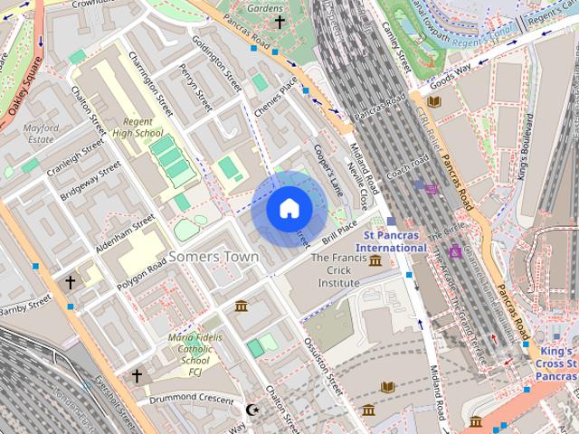 Apartment for rent in Somers Town, Greater London