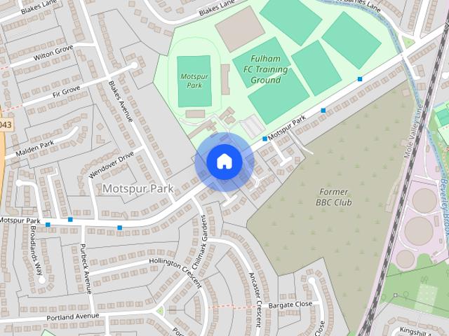 House for rent in Motspur Park, Greater London