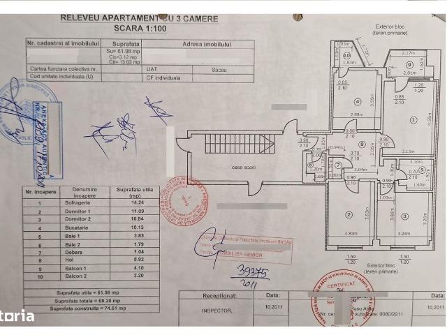 Apartament vânzări în Bacau