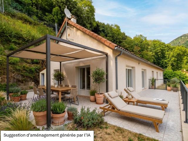 Maison vente à Mende, Pied-de-borne
