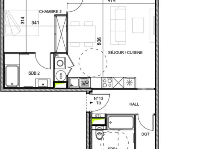 Appartement vente à Ajaccio, Pietrosella