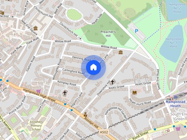 Apartment for rent in Hampstead, Belsize Park