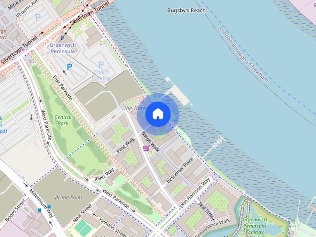 Apartment for rent in Greenwich Peninsula, Greater London
