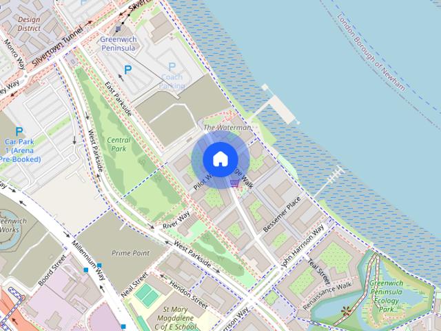 Apartment for rent in Greenwich Peninsula, Greater London