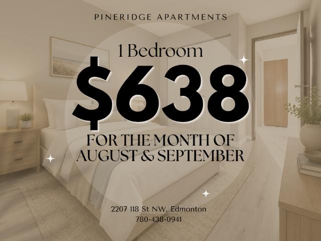 Apartment for rent in Wedgewood, Alberta