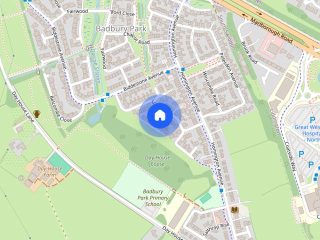House for rent in Badbury Park, Swindon