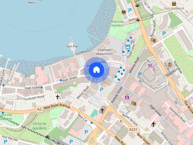 Apartment for rent in Chatham Town Centre, Chatham