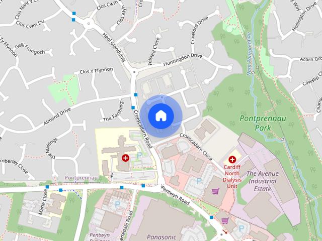 Apartment for rent in Pontprennau, Falcon Lodge