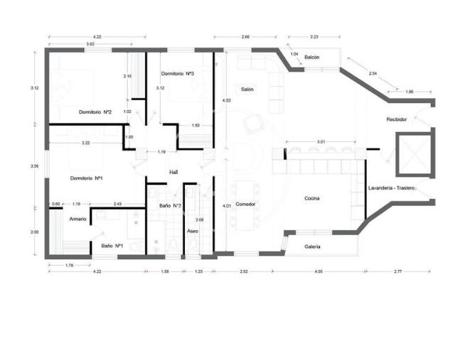 Piso en venta en Chamartín, Medina-sidonia