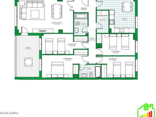 Piso en alquiler en Azuqueca De Henares, Castilla-La Mancha