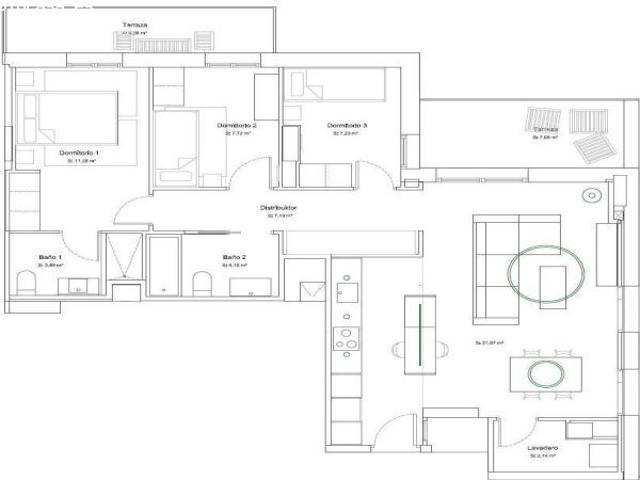 Piso en alquiler en Mataró, Barcelona