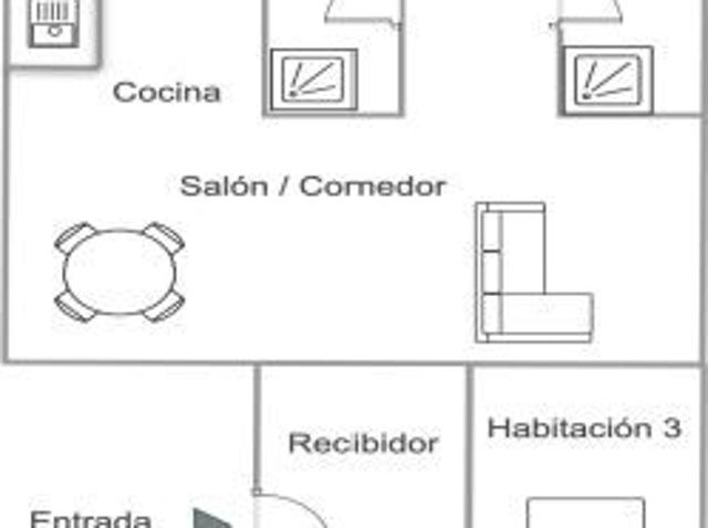 Piso en alquiler en Valencia De Las Torres, España