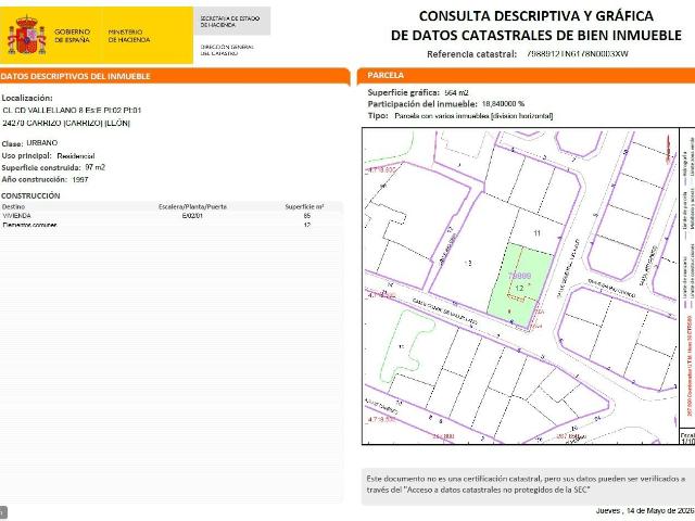Piso en venta en Carrizo, Castilla y León