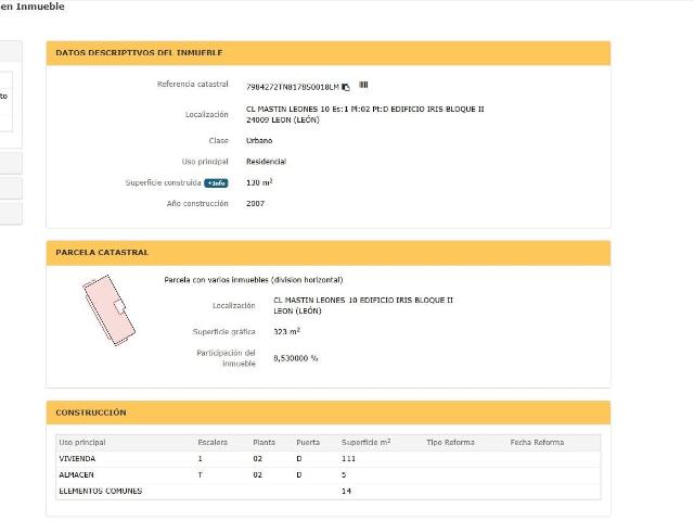 Piso en venta en Oteruelo de la Valdoncina, León