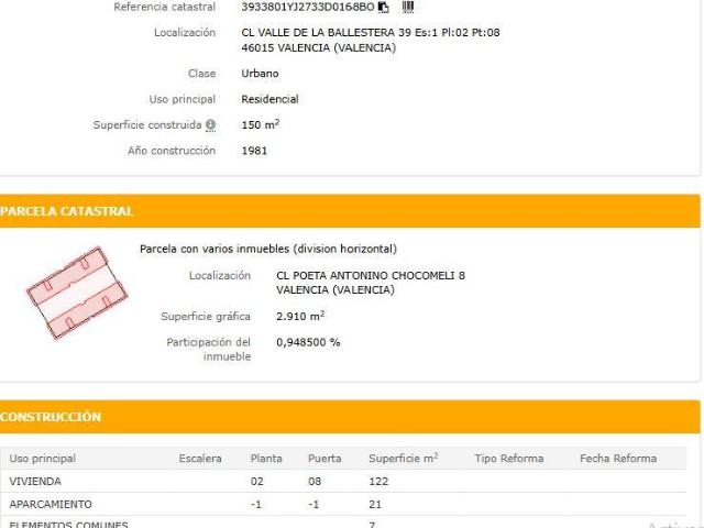 Piso en venta en Valencia, Campanar