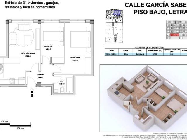 Piso en venta en Castro, Ferrol